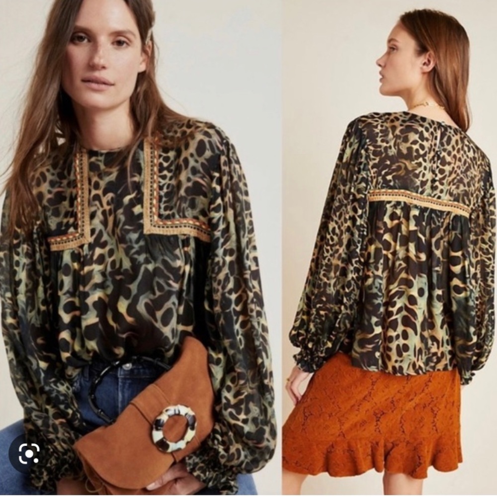 Anthropologie Peasant Blouse sz.small